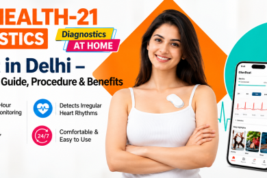 ELR Test in Delhi with at-home heart rhythm monitoring by GoodHealth-21 Diagnostics.