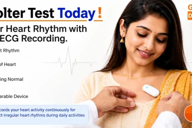 Holter Test at Home in Delhi NCR by GoodHealth21 Diagnostics – continuous ECG heart rhythm monitoring